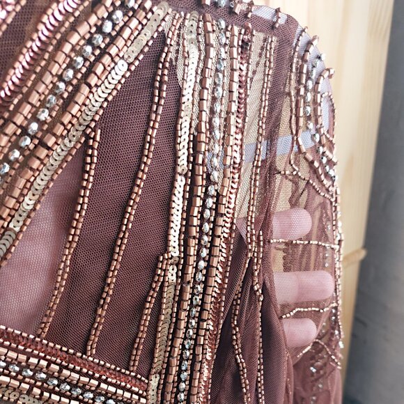 ASOS Design Ergonomic Embellished Mini Dress (NWT) - Picture 3 of 4